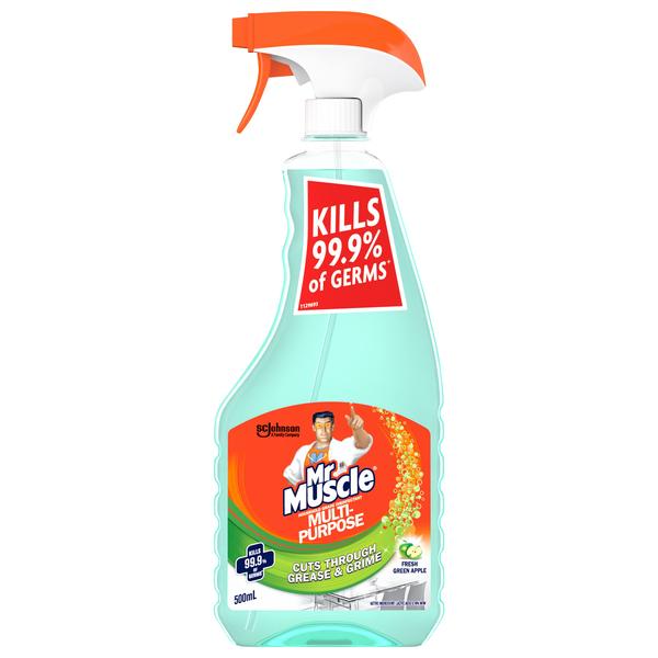 Mr Muscle Disinfectant Multi Purpose Spray Fresh Green Apple