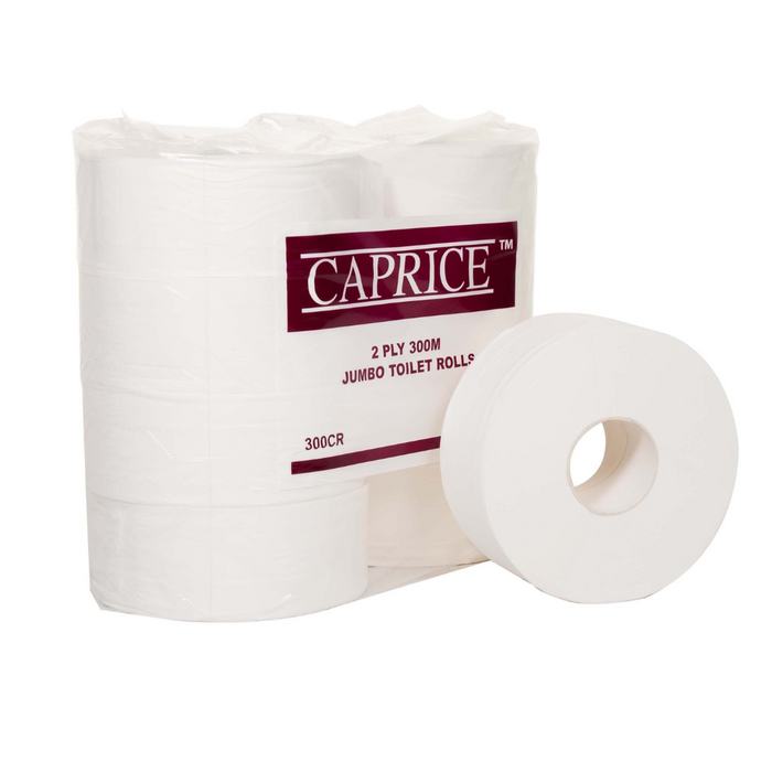 Caprice Jumbo Toilet Paper Roll 300m