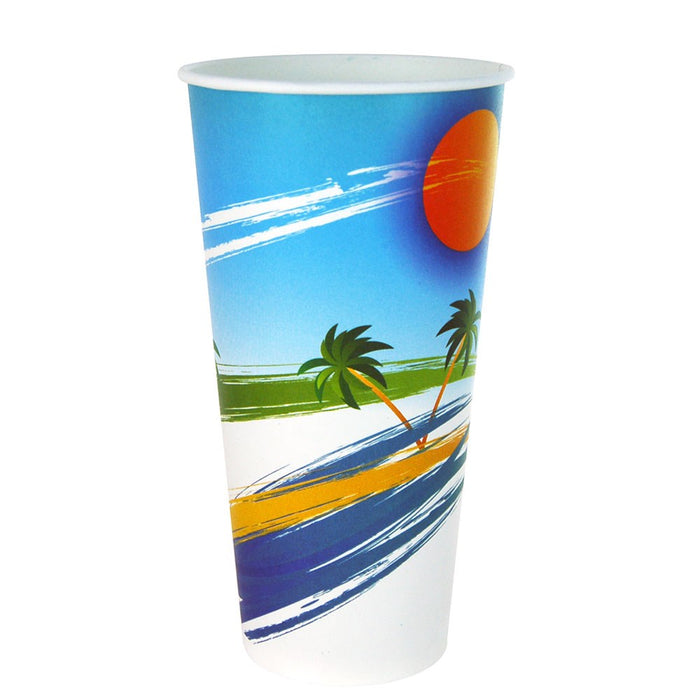 22oz Cold Cup Paradiso Print