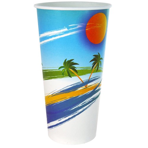 24oz Cold Cup Paradiso Print