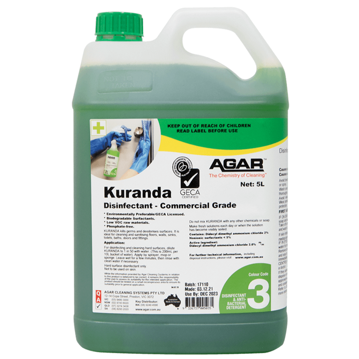 Agar Kuranda Disinfectant