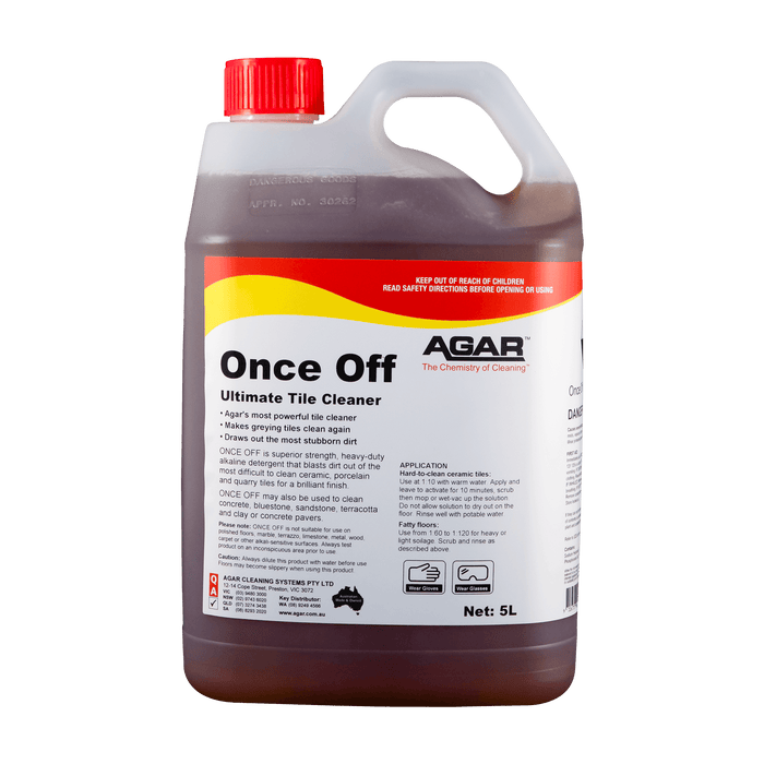 Once Off Detergent & Tile Cleaner