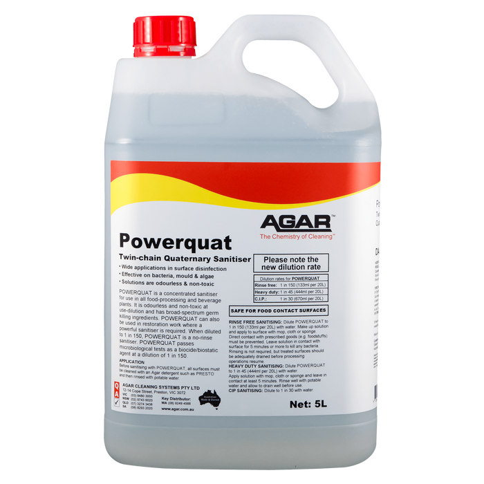 Powerquat Two Chain Quaternary Sanitiser