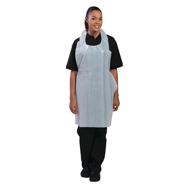 Disposable Aprons White 106cm