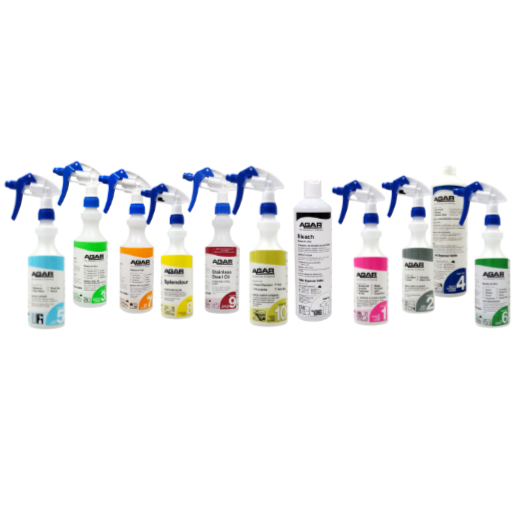 Agar Colour Coded Bottles