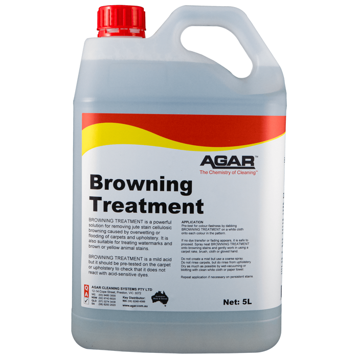 Agar Browning Treatment