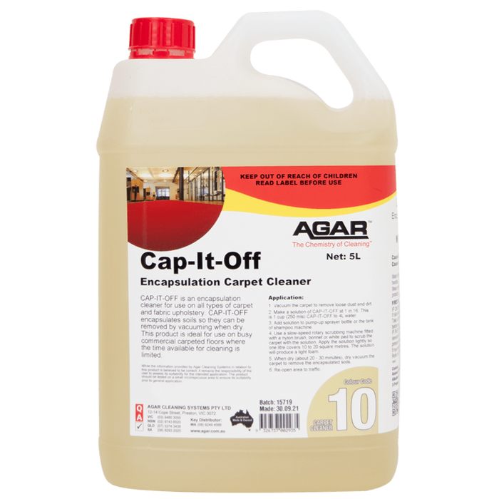 Cap-It-Off Encapsulation Carpet Cleaner