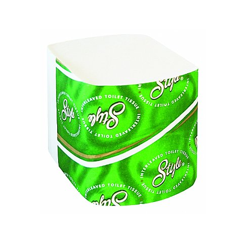 500 Sheet Toilet Tissue Interleaved 1 Ply