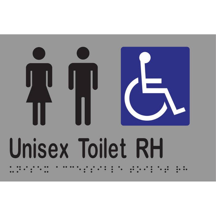 Unisex Accessible Toilets Right Hand Transfer