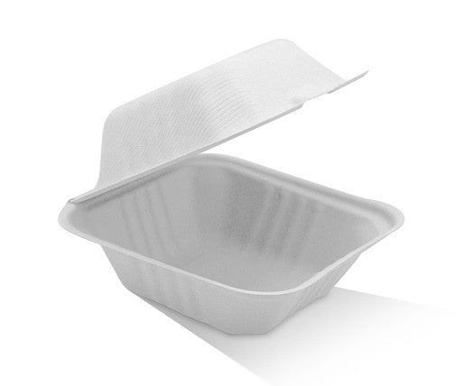 6'' Clamshell Hamburger Sugarcane