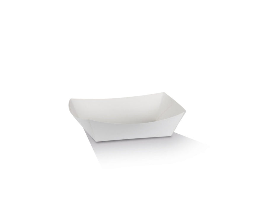 White Cardboard Takeaway Tray #2