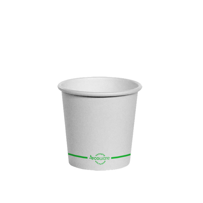 4oz PLA Coated Single Wall Cup White
