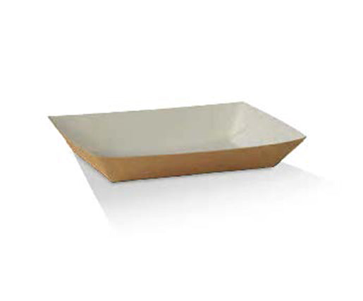 Hot Dog Tray Brown Cardboard