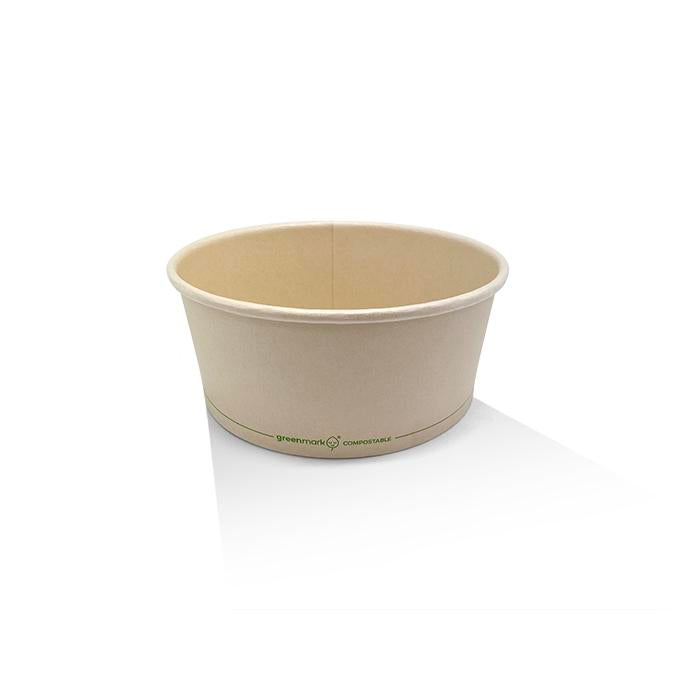 PLA Coated Bamboo Paper Salad Bowl 25oz