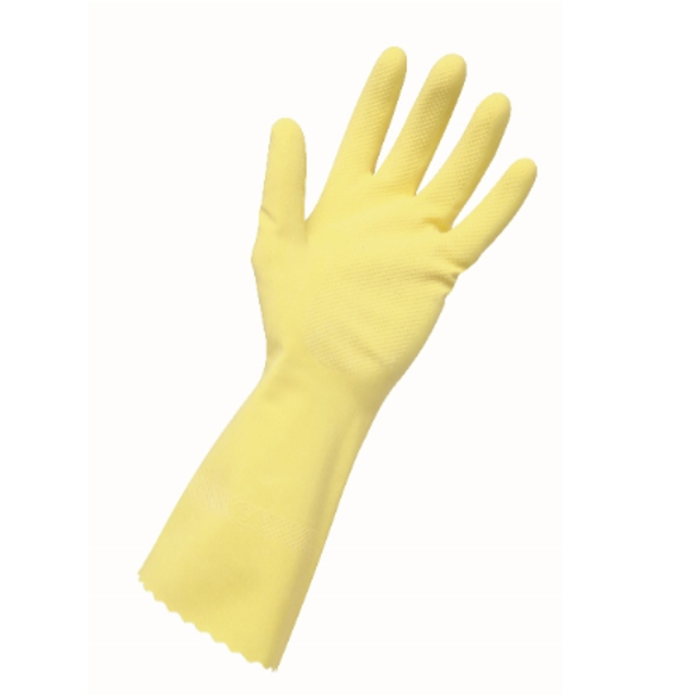 Edco Merrishine Flock Lined Rubber Glove