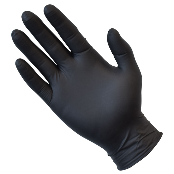 Black Nitrile Powder Free Gloves