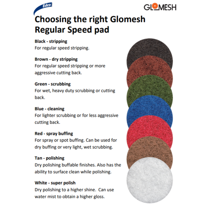 Glomesh Floor Pad - White