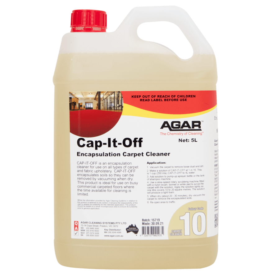 CapItOff Encapsulation Carpet Cleaner — The Cleaners Room