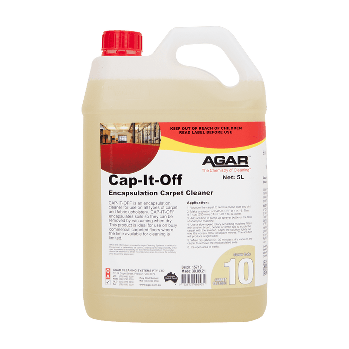 Cap-It-Off Encapsulation Carpet Cleaner