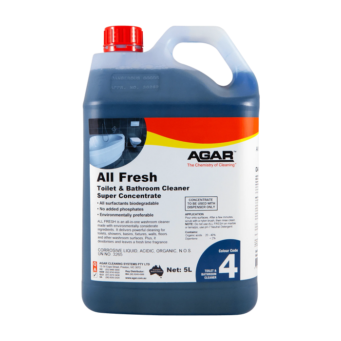 Agar All Fresh Toilet & Bathroom Cleaner - Super Concentrate
