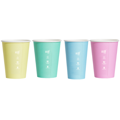 12oz Compostable Coffee Cup Single Wall Pastel Truly Eco