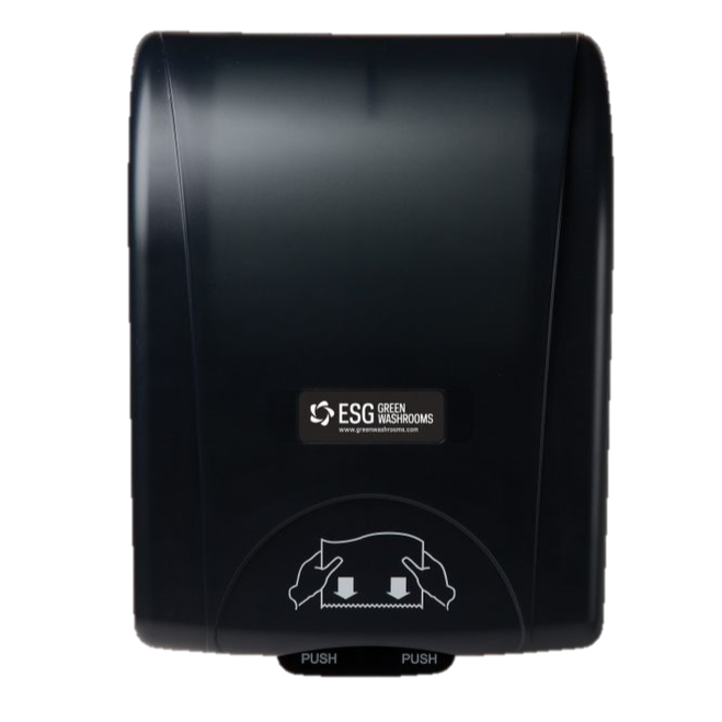 ESG Controlled-Use Roll Towel Dispenser Black