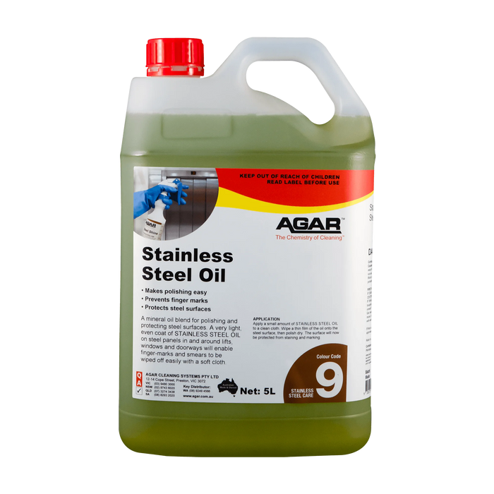 Agar Stainless Steel Oil