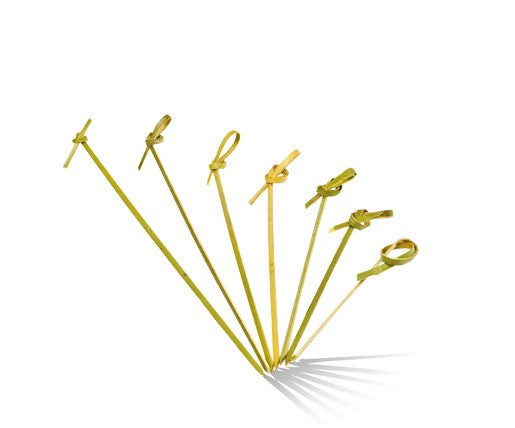 Bamboo Looped Skewer Pack 120mm
