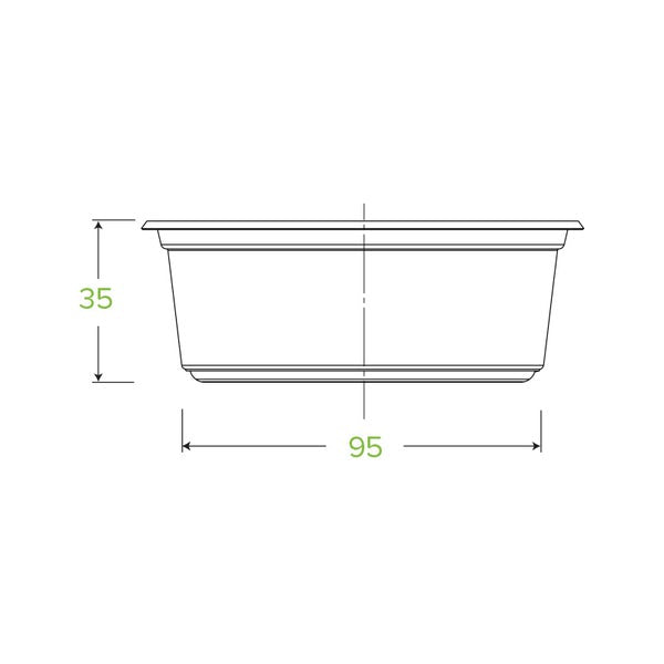 240ml Clear BioBowl Deli Bowl