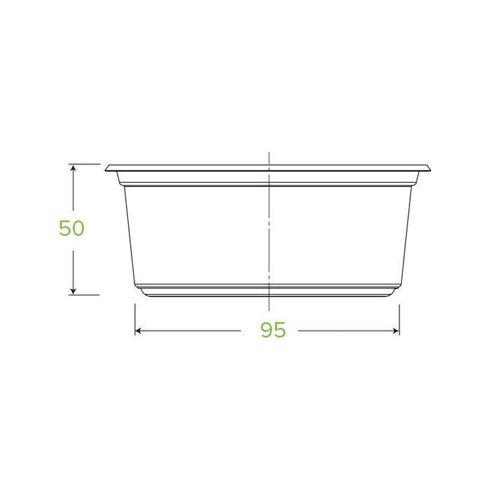 360ml Clear BioBowl Deli Bowl