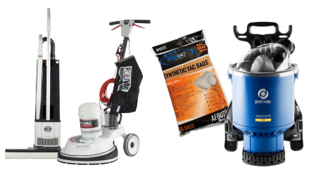 Vacuums, Machinery & Accessories