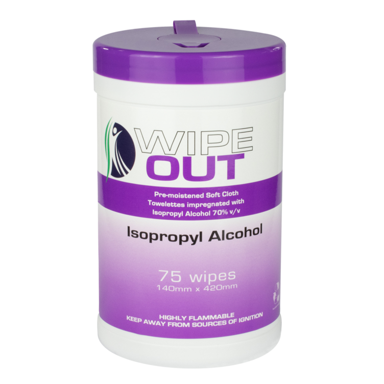 Wipe Out Isopropyl Alcohol Wipes — The Cleaners Room