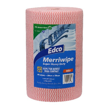 edco-merriwipe-roll-wipe-heavy-duty-red