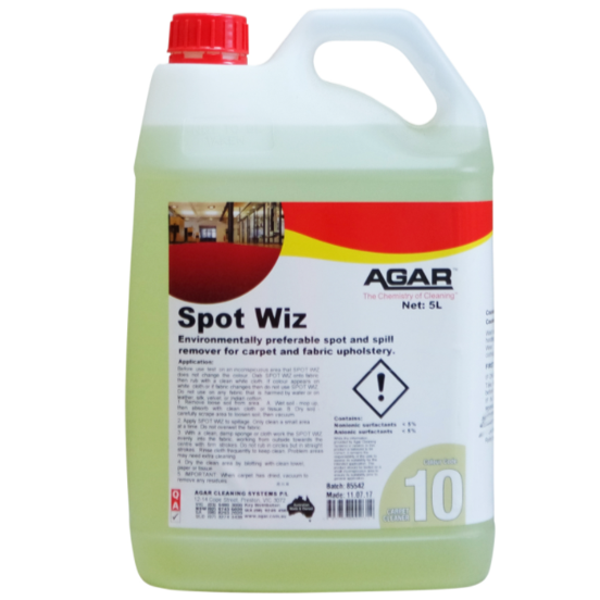 Agar Spot Wiz Spot & Spill Remover for Carpet & Upholstery